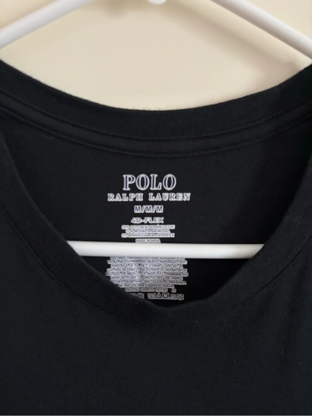 Polo by Ralph Lauren Men's Black Crew Neck T-Shirt